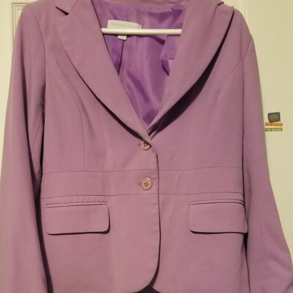 Lavender Two Button Blazer - image 2